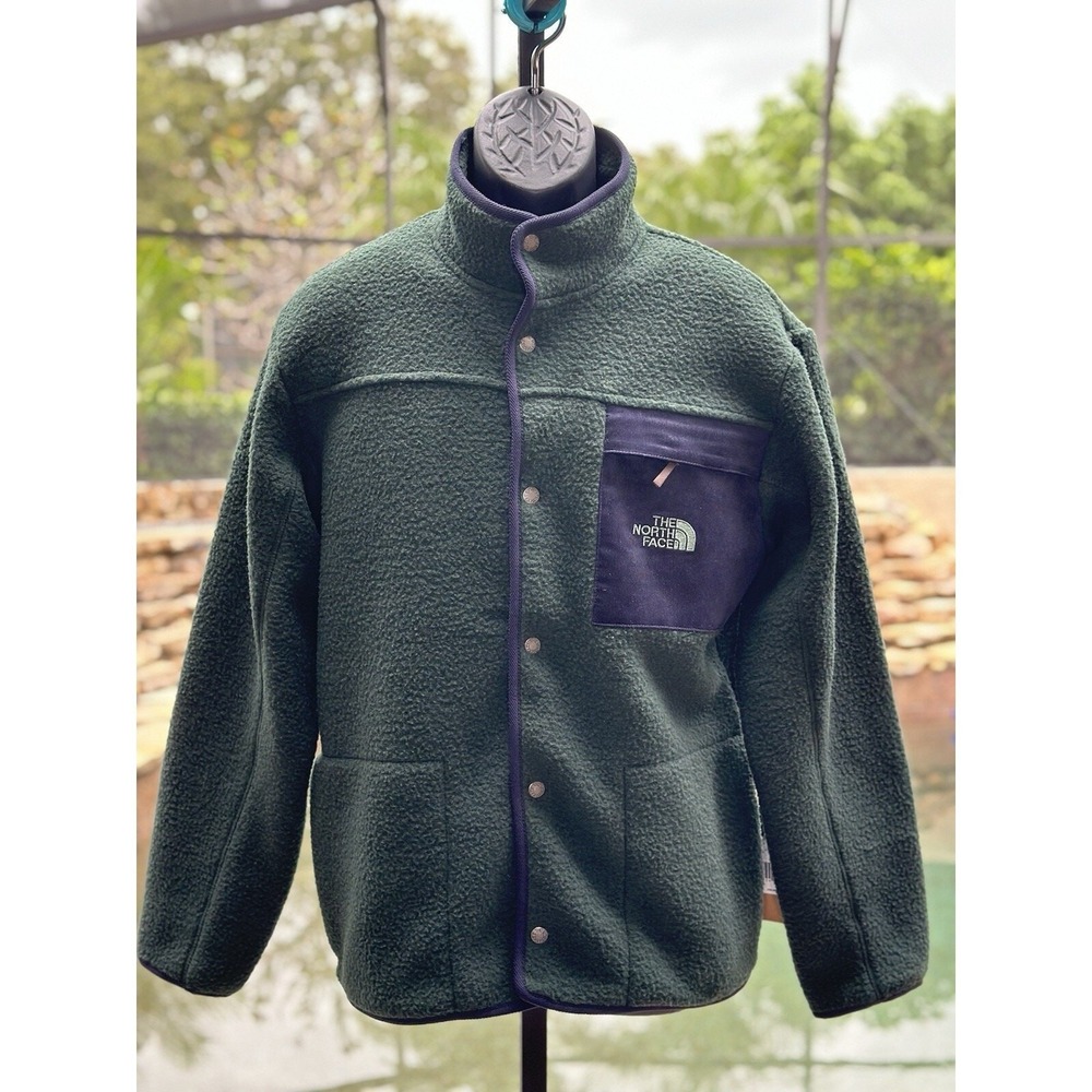 The North Face Men's Sherpa Jacket 2XL - Warm Green Fleece Coat